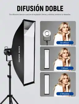 Falabella Softbox de 30x120 cm NS61P Bowens con Grid oferta