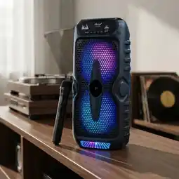 Falabella Parlante Portátil Bluetooth KTS-2135 Doble Bocina Con Karaoke Micrófono Inalámbrico oferta