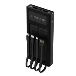 Falabella Power Bank con Carga Solar XPB-100 10000 mAh Linterna Led 4 Cargadores oferta