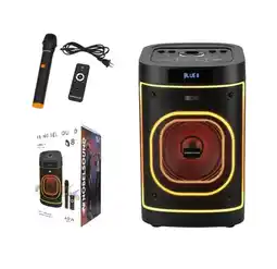 Falabella Parlante Karaoke Bluetooth con Micrófono y Luces LED oferta