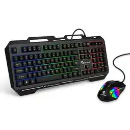 Falabella Kit Gamer Teclado Español Y Mouse Led Alámbrico Kt880 oferta