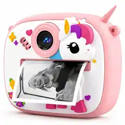 Falabella Camara Instantánea Niños Impresion Termica Videos Fotos M300 Unicorniorosa oferta
