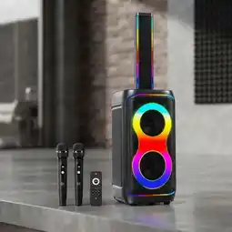 Falabella Parlante Bluetooth DP-2618 6.5 Pulgadas 80 W RGB Micrófonos Inalámbricos oferta