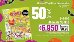 Alkosto Candy - gomas efrutti lonchera acidos oferta
