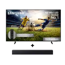 Falabella Televisor 50 Pulgadas Mini Led + Barra de Sonido Hw-b400f FUN50M75HAKXZ oferta