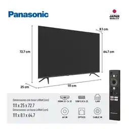 Falabella TELEVISOR 50 PULGADAS QLED 4K UHD SMART TV GOOGLE TV TN-50W80CPN oferta