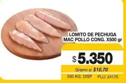 Mercar Lomito de pechuga oferta