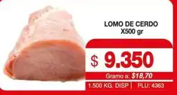 Mercar Lomo de cerdo oferta