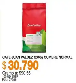 Mercar Cafe Juan Valdez Cumbre Normal oferta