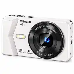 Falabella Cámara Digital Fotográfica Vitaler A61 4K 64MP Zoom 18x oferta