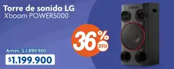 Lg - torre de sonido xboom power5000