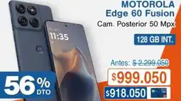 Alkosto Motorola - edge 60 fusion cam. posterior 50 mpx oferta