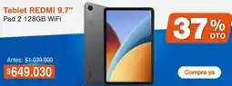 Alkosto Tablet redmi 9.7 pad 2 128gb wifi oferta