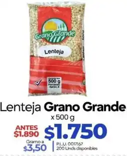 Supermercados Surtiplaza Lenteja Grano Grande oferta