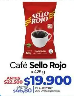 Supermercados Surtiplaza Café Sello Rojo oferta