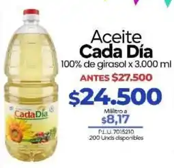 Supermercados Surtiplaza Aceite Cada Día oferta