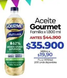 Supermercados Surtiplaza Aceite Gourmet oferta