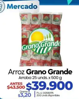 Supermercados Surtiplaza Arroz Grano Grande oferta