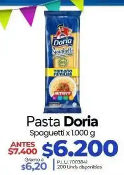 Supermercados Surtiplaza Pasta Doria Spaguetti oferta