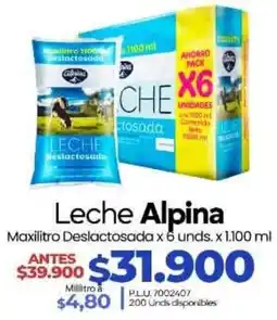 Supermercados Surtiplaza Leche Alpina Maxilitro Deslactosada oferta
