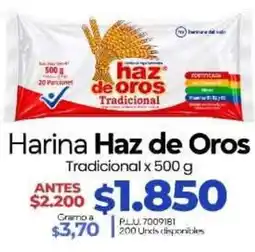 Supermercados Surtiplaza Harina Haz de Oros Tradicional oferta