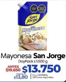 Supermercados Surtiplaza Mayonesa San Jorge oferta