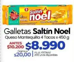 Supermercados Surtiplaza Saltin noel Galletas oferta