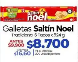 Supermercados Surtiplaza Saltin noel galletas oferta