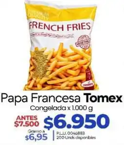 Supermercados Surtiplaza Tomex Papa Francesa oferta