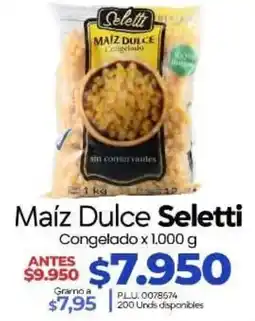 Supermercados Surtiplaza Maíz Dulce Seletti oferta