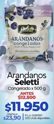 Supermercados Surtiplaza Arandanos Seletti oferta