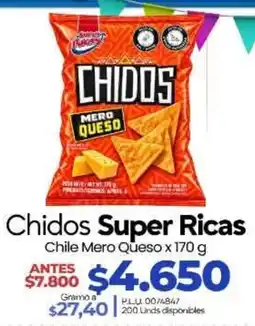 Supermercados Surtiplaza Chidos Super Ricas oferta