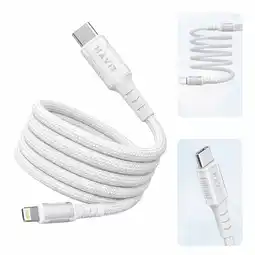 Falabella Cable de Datos y Carga Rápida Magnético Tipo C a Lightning Iphone , 30W 1M Blanco oferta
