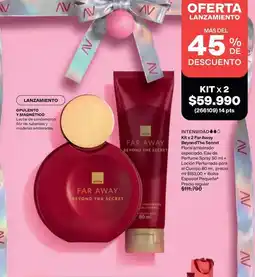 Avon Avon - kit x 2 far away beyond the secret oferta