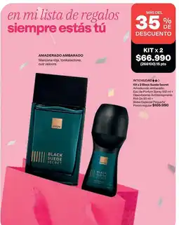 Avon Avon - kit x 2 black suede secret oferta