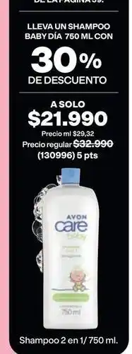 Avon Avon - shampoo baby d uevo oferta