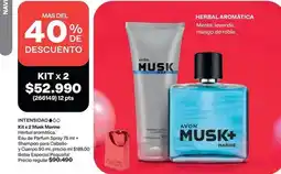 Avon Avon - kit x 2 musk marine oferta