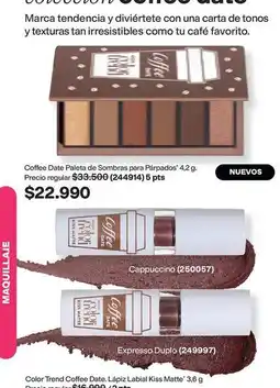 Avon Avon - coffee date paleta de sombras para párpados 4,2g (244914) oferta