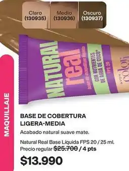 Avon Avon - natural real base líquida fps 20 oferta