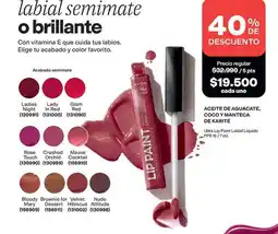 Avon Brillante - labial semimate o oferta