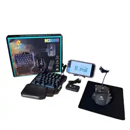 Falabella Set Gaming Teclado Mouse Celular 5 Piezas Juegos Mobiles Rgb oferta