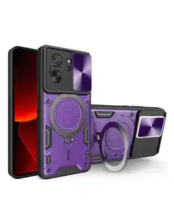 Falabella Estuche Protección Cámara Con Soporte Compatible Xiaomi 13T Morado oferta