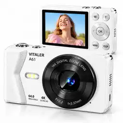 Falabella Cámara Digital Fotográfica Vitaler A61 4K 64MP Zoom 18x oferta
