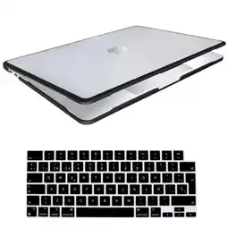 Falabella Carcasa Borde Negro + Teclado Para Macbook New Air 13 M2 A2681 / M3 A3113 oferta