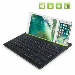 Falabella Teclado Bluetooth Recargable Para Pc Cel Mac Porta Celular oferta
