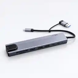 Falabella Hub Usb Adaptador 8 en 2 USB y USB-C Macbook Windows oferta