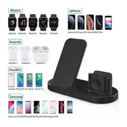 Falabella Base Cargador Inalámbrico H10 3 En 1 Celular Reloj Audífonos oferta