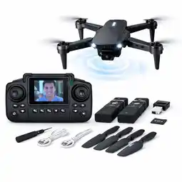 Falabella Dron Camara Hd Led Sensor Obstaculos Control Pantalla 2.4 oferta