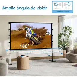 Falabella Telon Pantalla Proyector Tripode 100 Pulgadas 4k Con Maleta oferta