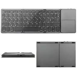 Falabella Teclado AS-1008 Bluetooth Plegable Ultrafino Con Panel Táctil oferta